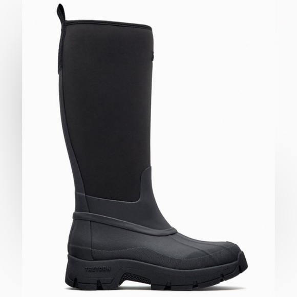 Zara Shoes Zara X Tretorn Black Flat Rain Boots Nwt Poshmark